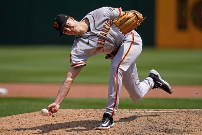 巨人隊中繼投手「史考特」泰勒羅傑斯。（美聯社資料照）