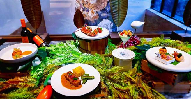 「吉隆坡夏之味」午、晚间特别套餐，含甜品共5道菜式，每人1980元加1成。(陈韵萍摄)