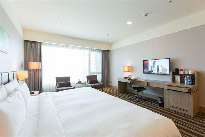 福容大饭店桃园机捷A8店。(观旅局提供／蔡依珍桃园传真)