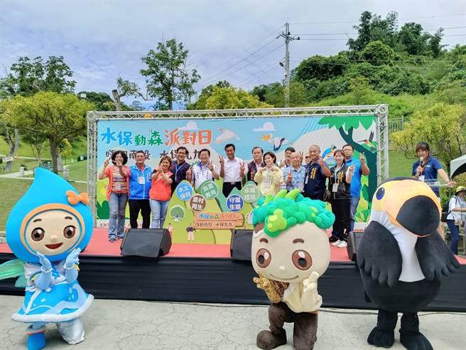 農業部農村發展及水土保持署南投分署與南投縣政府共同辦理『水保動森派對日~~嗨翻南。曾雪蒨攝