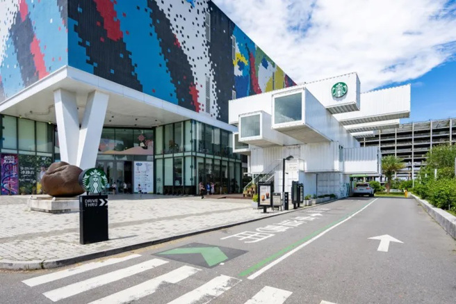 星巴克花莲洄澜门市。（图／行遍天下提供）