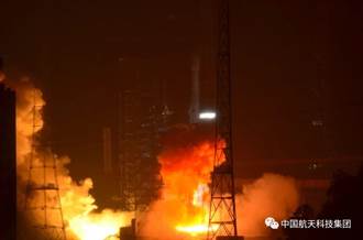 中國長三乙火箭成功發射陸地探測四號01星