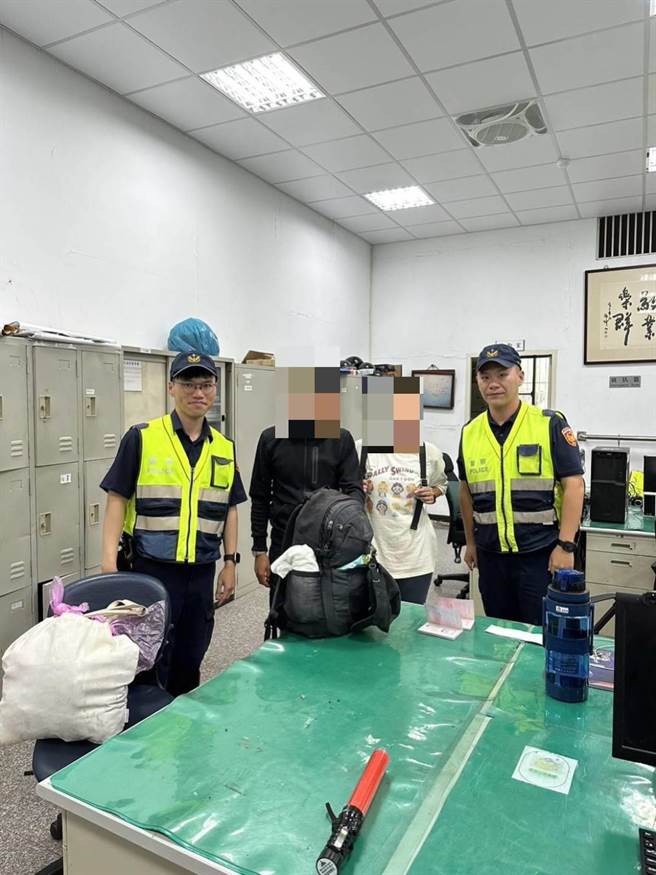 新加坡一对约30岁新婚夫妻到南投庐山度蜜月却遭卡努颱风受困温泉区，警消合力将其救出使其如期返国。南投仁爱分局提供
