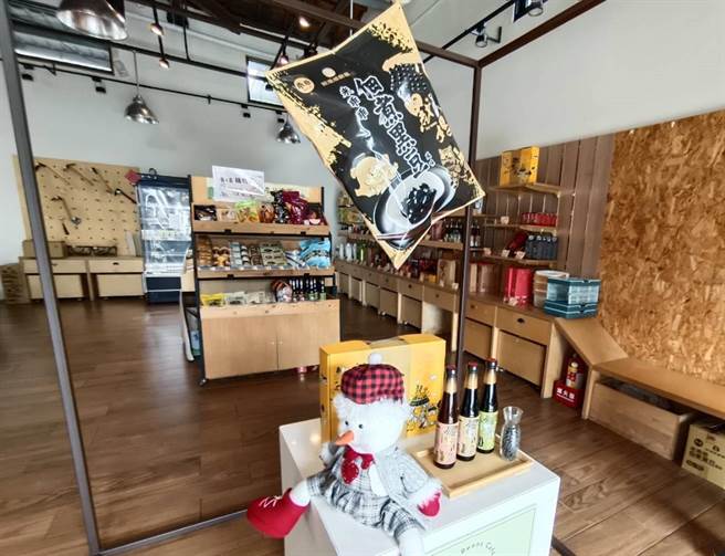 新港农会豆食堂供应在地特色农产品。（廖素慧摄）