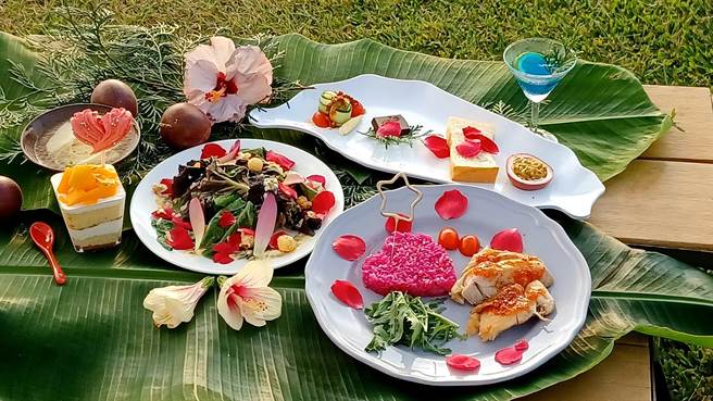 埔里小有名气的「梦翼私厨」採无菜单料理，主理人拉拉的菜色美味又吸睛。(陈韵萍摄)