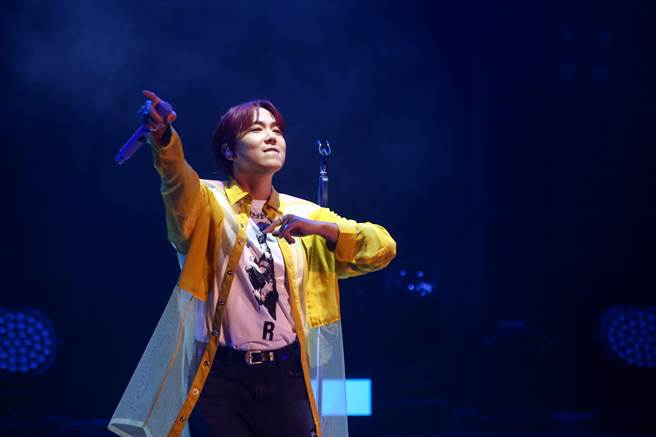 李洪基表示此次巡演安可场只有特别给台湾粉丝。（邓博仁摄）