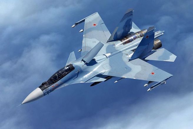 俄罗斯空天军的Su-30SM。(图/sukhoi)
