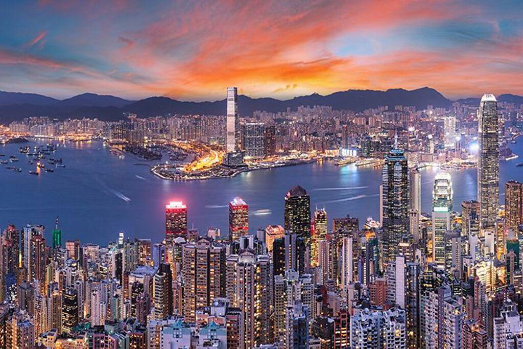 香港太平山夜景。（圖／shutterstock）