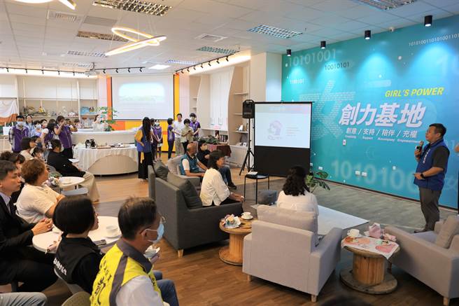 虎尾鎮綜合社會福利館設置的「女創力基地」今（15日）啟用。（周麗蘭攝）