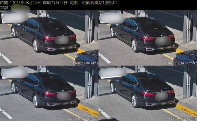 高鐵桃園站科技執法發威，違停2個月降7成。(交大提供／蔡依珍桃園傳真)