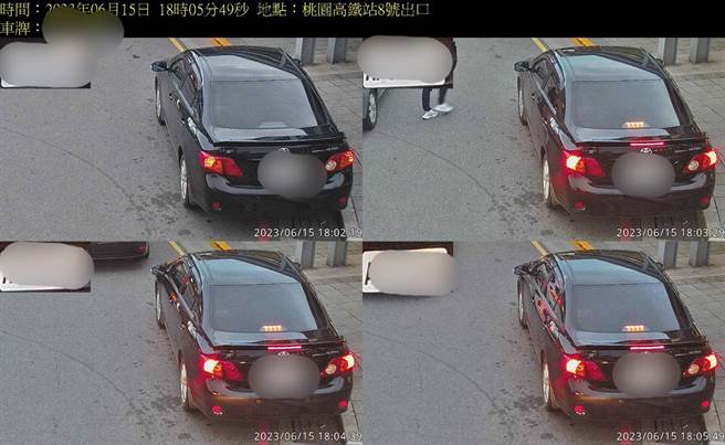 高鐵桃園站科技執法發威，違停2個月降7成。(交大提供／蔡依珍桃園傳真)