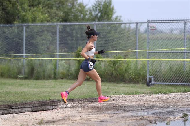 国道公路警察局第五公路警察大队技术教官骆慈于2023世界警察消防运动大赛传回捷报。（国五大队提供／林瑞益高雄传真）