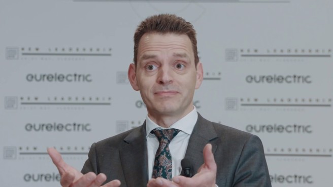 德国能源公司意昂集团(E.ON)执行长莱茵哈特•伯恩鲍姆，他表示法国的核电对德国的低碳能源转型很重要。(图/E.ON)