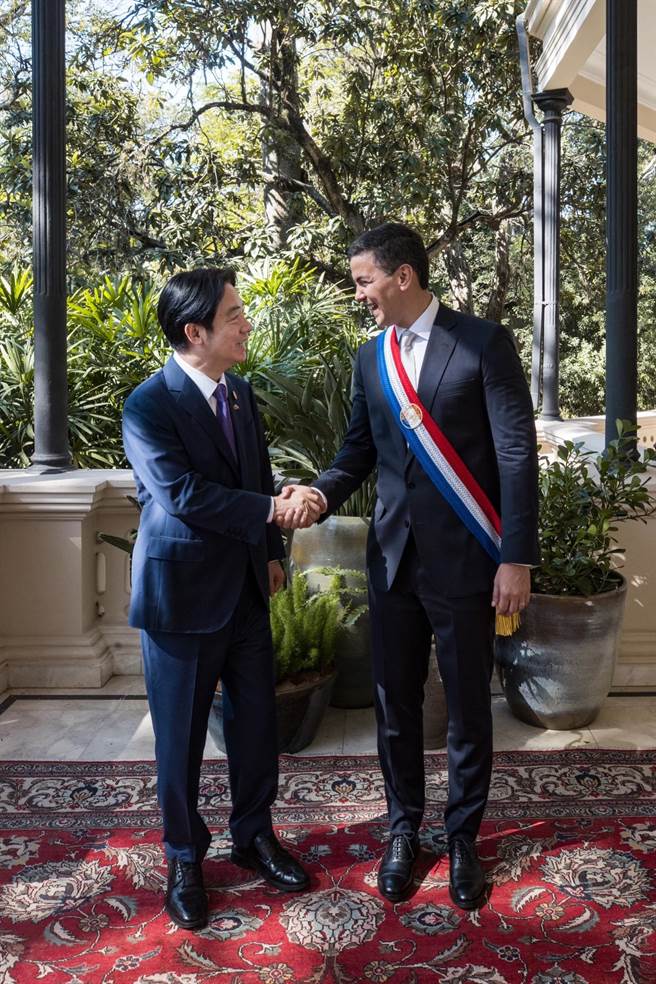 巴拉圭總統就職致詞：台巴間非僅盟友 是以「兄弟之邦」相對。特使團提供