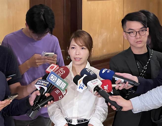 柯文哲競辦發言人陳智菡。（楊亞璇攝）