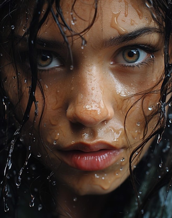 AI生成图像已与真人照片无异。（图／江秉承提供）