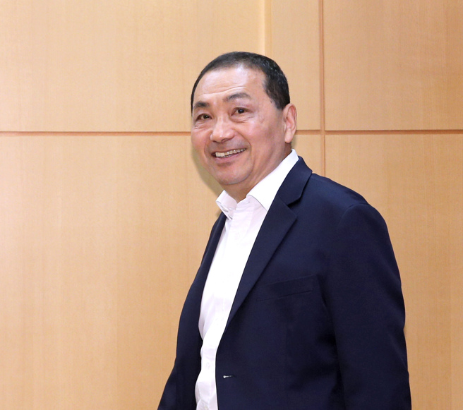 国民党总统参选人侯友宜近期将攻防焦点转为绿能与死刑执行。（黄世麒摄）