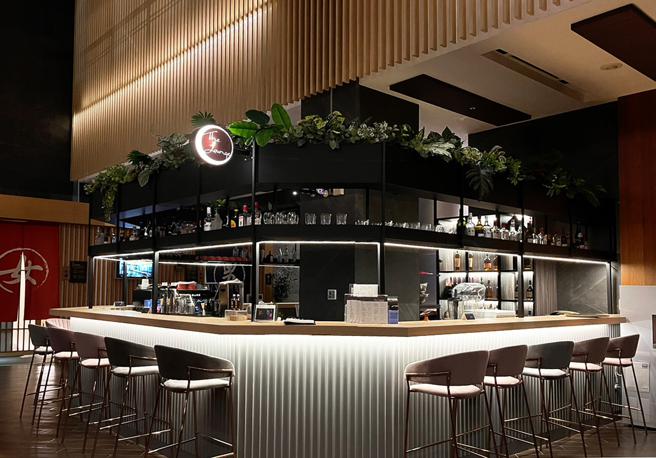 宜蘭綠舞國際觀光飯店打造全新The Lounge酒吧。（宜蘭綠舞國際觀光飯店提供）