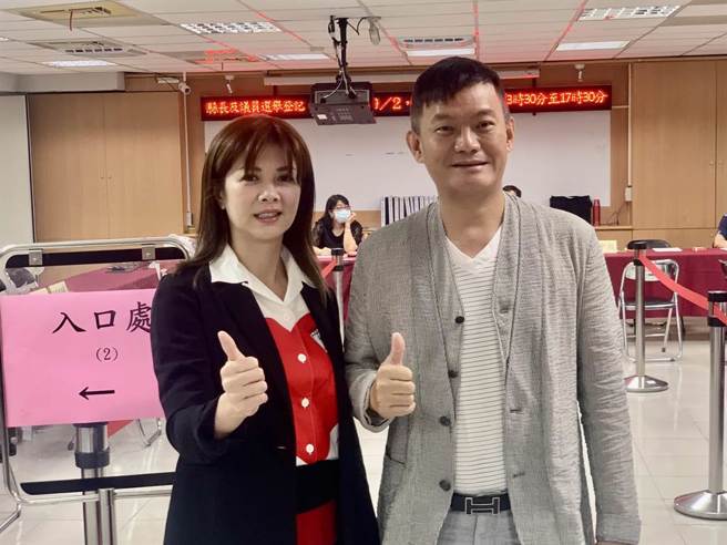 国民党考纪会传出潘一全（右）改口支持国民党总统提名人侯友宜，遭本人反驳「不可能」！（本报资料照／廖志晃摄）