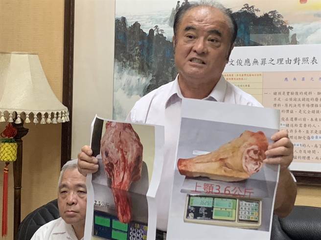 龚文俊喊冤，法院认定猪头行贿，其实都是属「废弃物」。（王志伟摄）