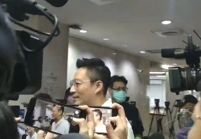 汪小菲现身北检！遭大S控告泄漏个资，二度遭传唤。(陈志贤摄)