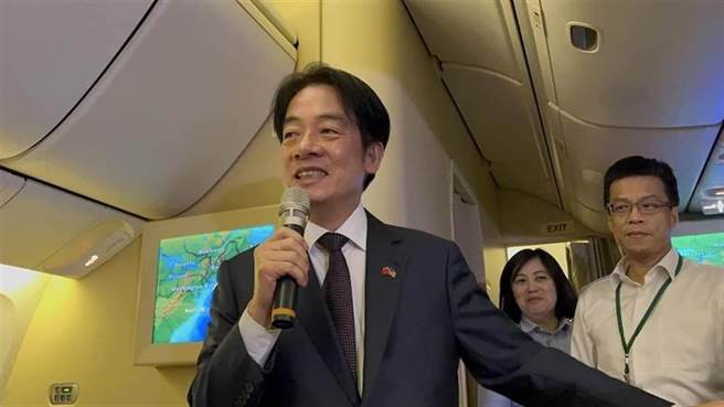 副總統賴清德出訪友邦巴拉圭並過境美國。（曾薏蘋攝）