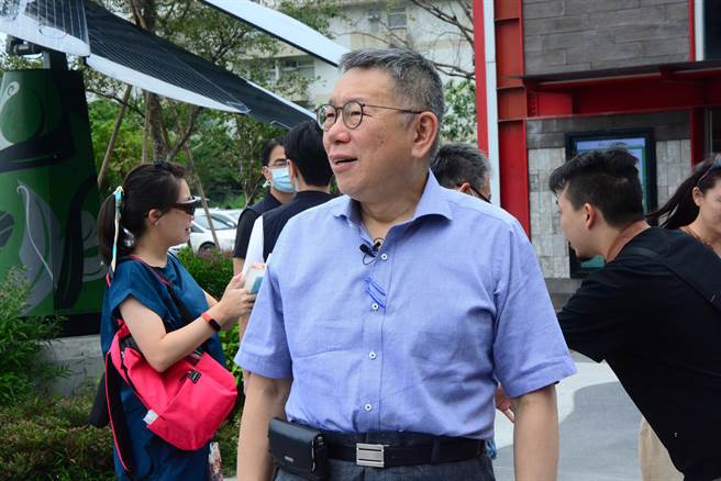 柯文哲說，北纜案子不可能蓋，他任內負責任解決，不會拖給下一任。（王志偉攝）