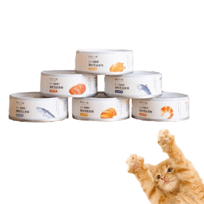 虾皮购物「线上宠物展」好味小姐 滴鸡精猫肉泥主食罐，优惠价55元。（虾皮提供／古明弘台北传真）