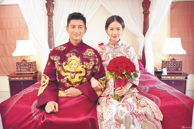 刘诗诗与吴奇隆结婚多年，屡屡传出婚变的消息。（图／中时资料照）