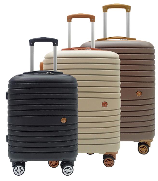 爱买新古典ABS加大防爆拉炼硬壳箱，16吋特价1399元。（爱买提供）