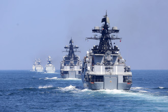中俄11軍艦首度同時穿越宮古海峽 日本警戒