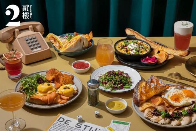 贰楼15周年新菜单，将白肉和蔬食的占比提高到总体近七成。（贰楼提供／朱世凯台北传真）