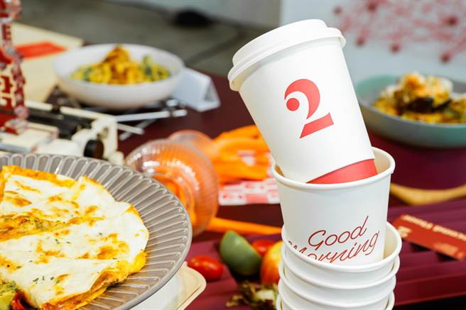 贰楼推出全新品牌标志，将「贰」转化成超级符号「2」。（贰楼提供／朱世凯台北传真）