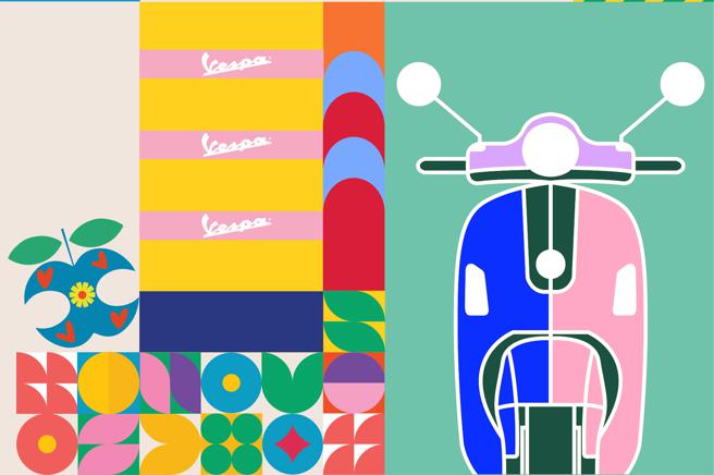 Vespa第十一届VMOD彩虹嘉年华于9月16日在台中雾峰立法院民主草坪盛大举行。（太古运通提供／陈大任台北传真）