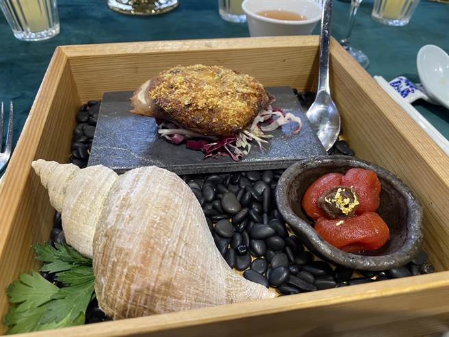 知事官邸与台南晶英酒店合作重现、復刻「皇太子宴」。（知事官邸提供／曹婷婷台南传真）