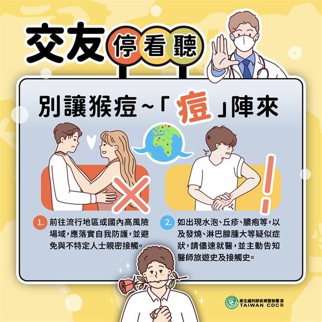 嘉义市卫生局推出接种猴痘疫苗送巧克力好康，符合接种资格民眾只要8月20日至26日期间，至合作院所接种猴痘疫苗，就会获赠巧克力。（嘉义市卫生局提供∕吕妍庭嘉义传真）