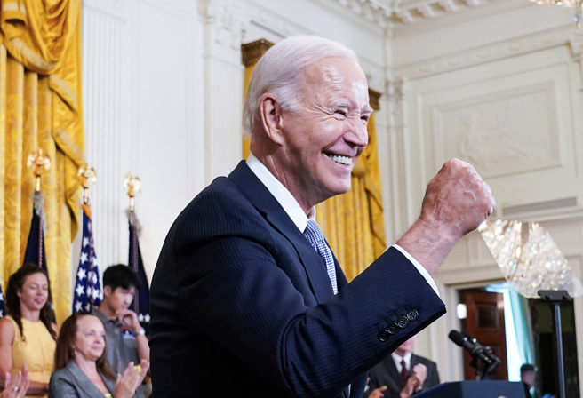 美國總統拜登。（圖／路透社）