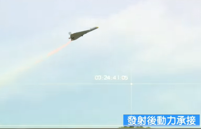 發射後平穩地進行飛行。(翻攝軍聞社)