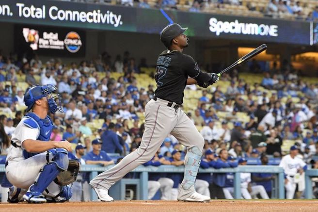 马林鱼索勒单场双响炮。（美联社）