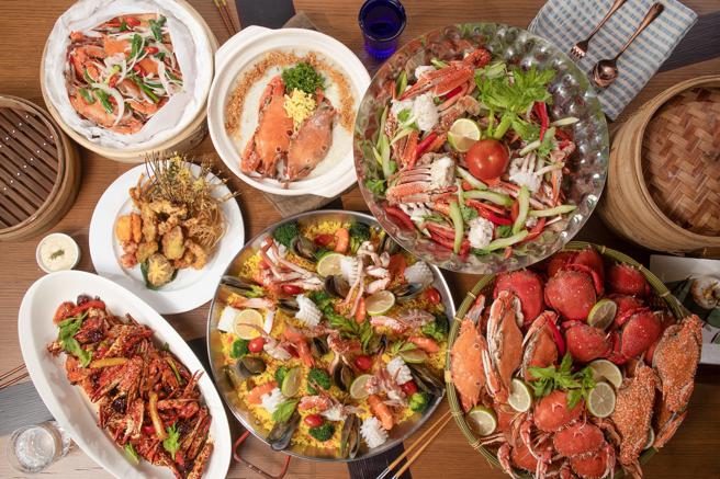 元素餐厅将于9月1日至10月31日推出「大员感蟹您」主题料理。（台南大员皇冠假日酒店提供）