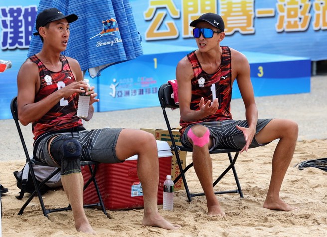 中华男子1队。(中华排协提供)