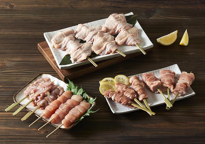 全聯桂氣食足日式串燒組，829元，限量300組。（全聯提供）