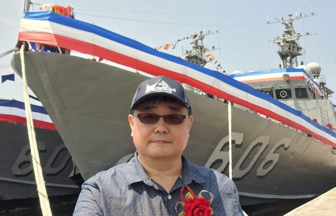 前舰长吕礼诗。（资料照片，吕礼诗提供）