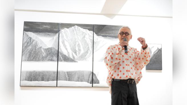 美學通家楊岸致詞。（圖片來源：寶吉祥集團提供）