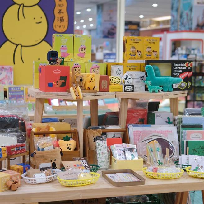 Global Mall新北中和合作「日落小物」推Q萌童趣主题展快闪，推韩国文创实用小物。（Global Mall提供／朱世凯台北传真）