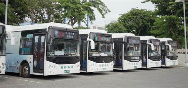 高雄电动公车比例28％，为全台第一。（崔正纲摄）