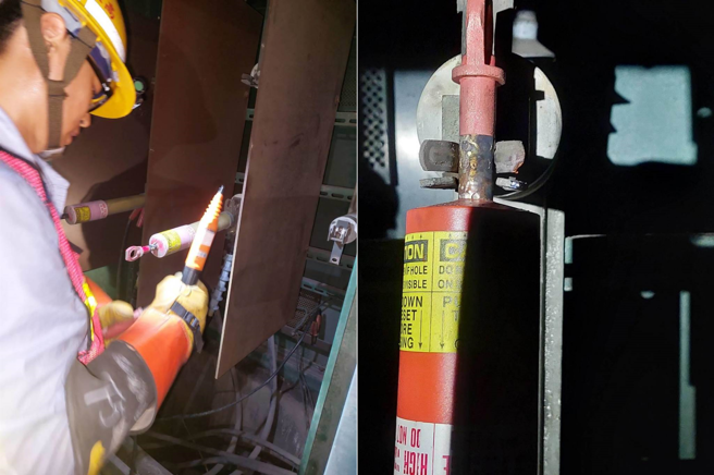 三民区千户大停电，事故原因查为博爱国小责分点电力熔丝座故障。（台电高雄区处提供）