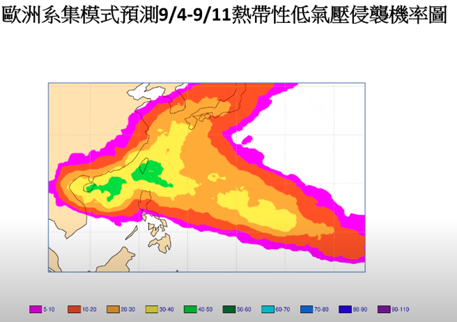 贾新兴表示，8月23至9月的环境将有利热带系统生成。(翻摄自贾新兴YouTube)