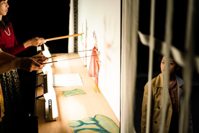 《光之路》传统与创新的结合演绎臺湾皮影故事。（图片来源：响座剧场提供）