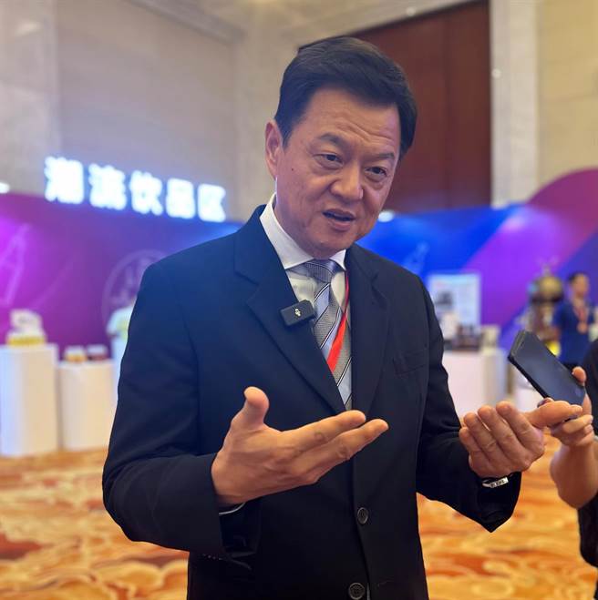 旺旺集团副董事长周锡玮。（蓝孝威摄）